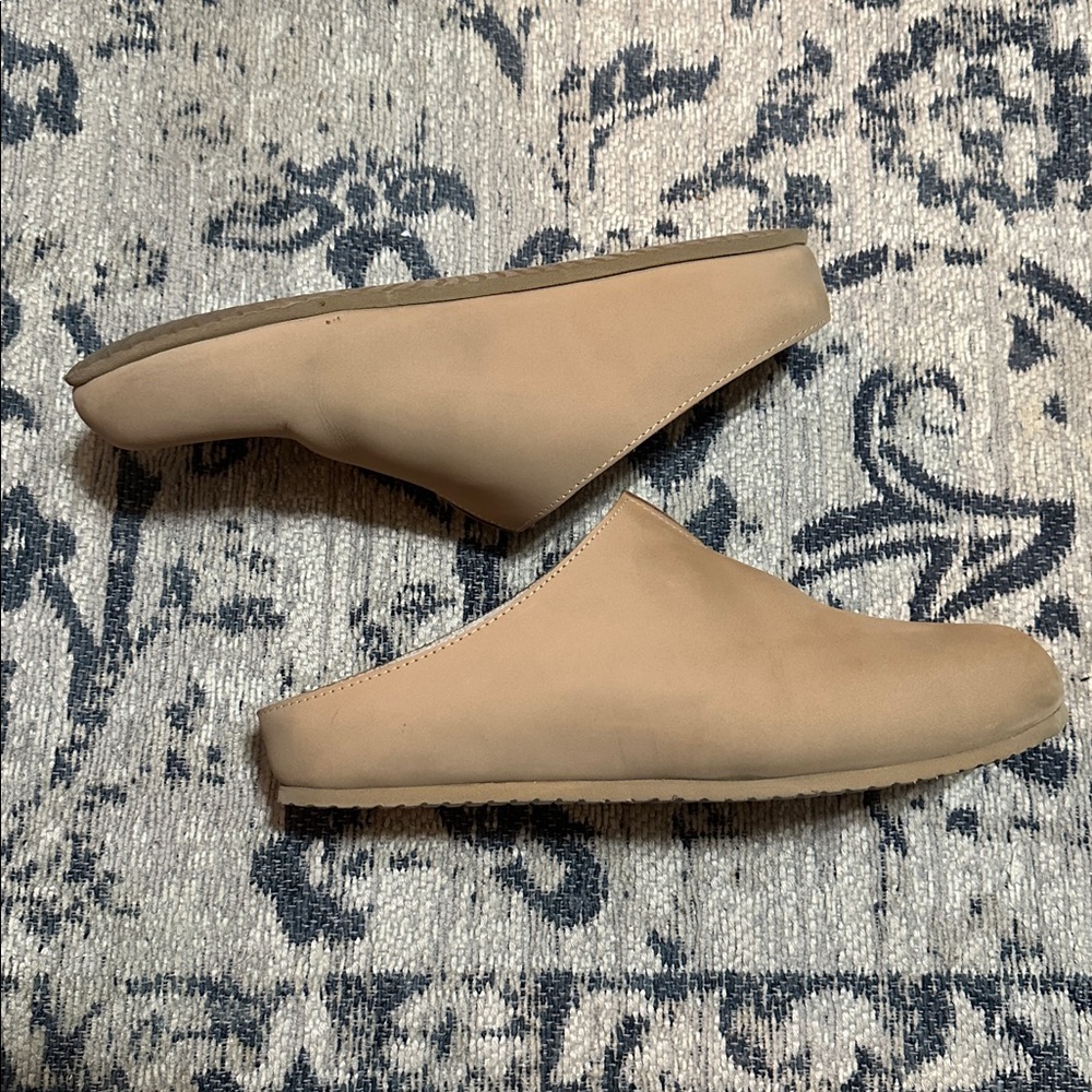 Garnet Hill Tan Slip-On Shoes